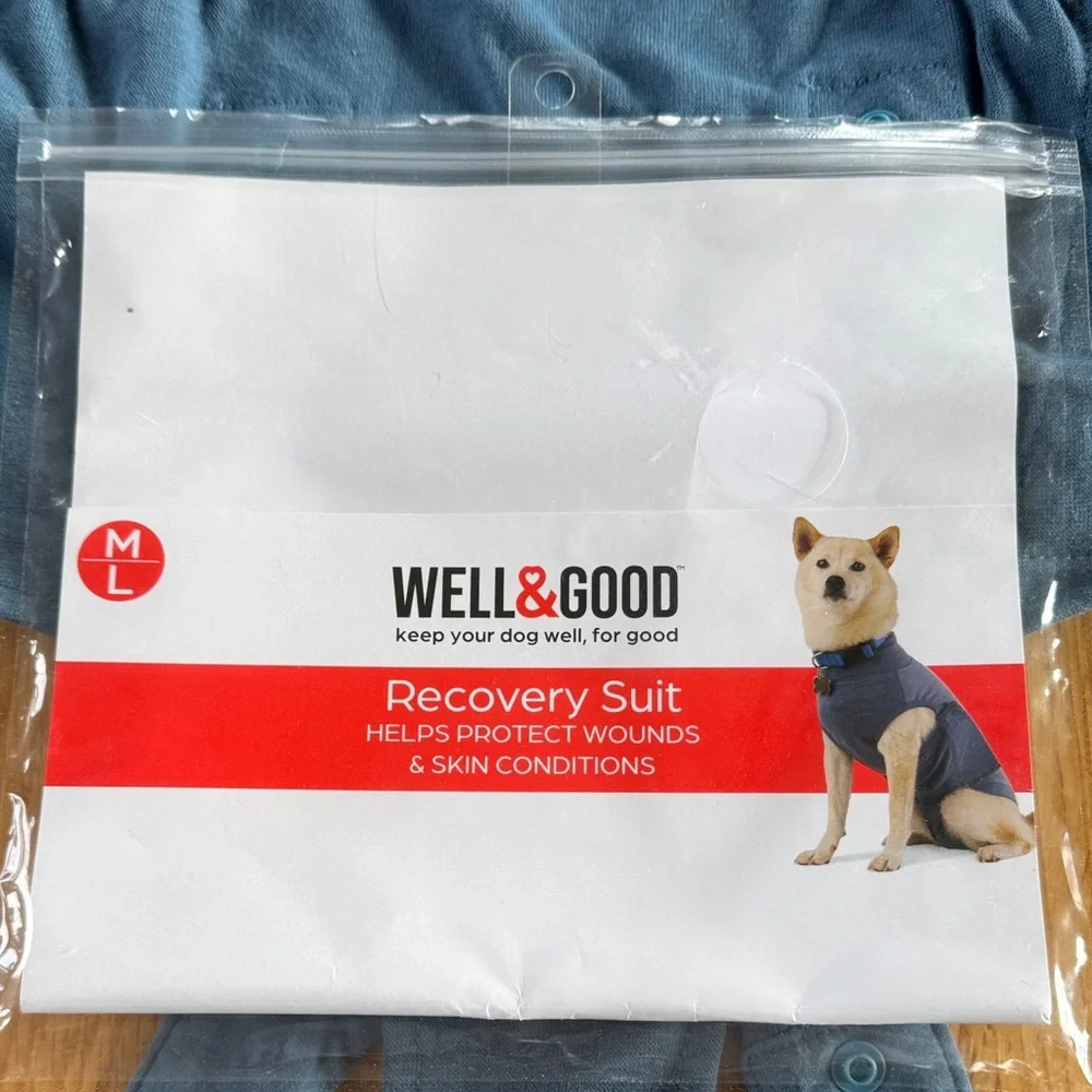 New Well & Good Medical/Surgical Recovery Suit for Dogs Cone Alternative!